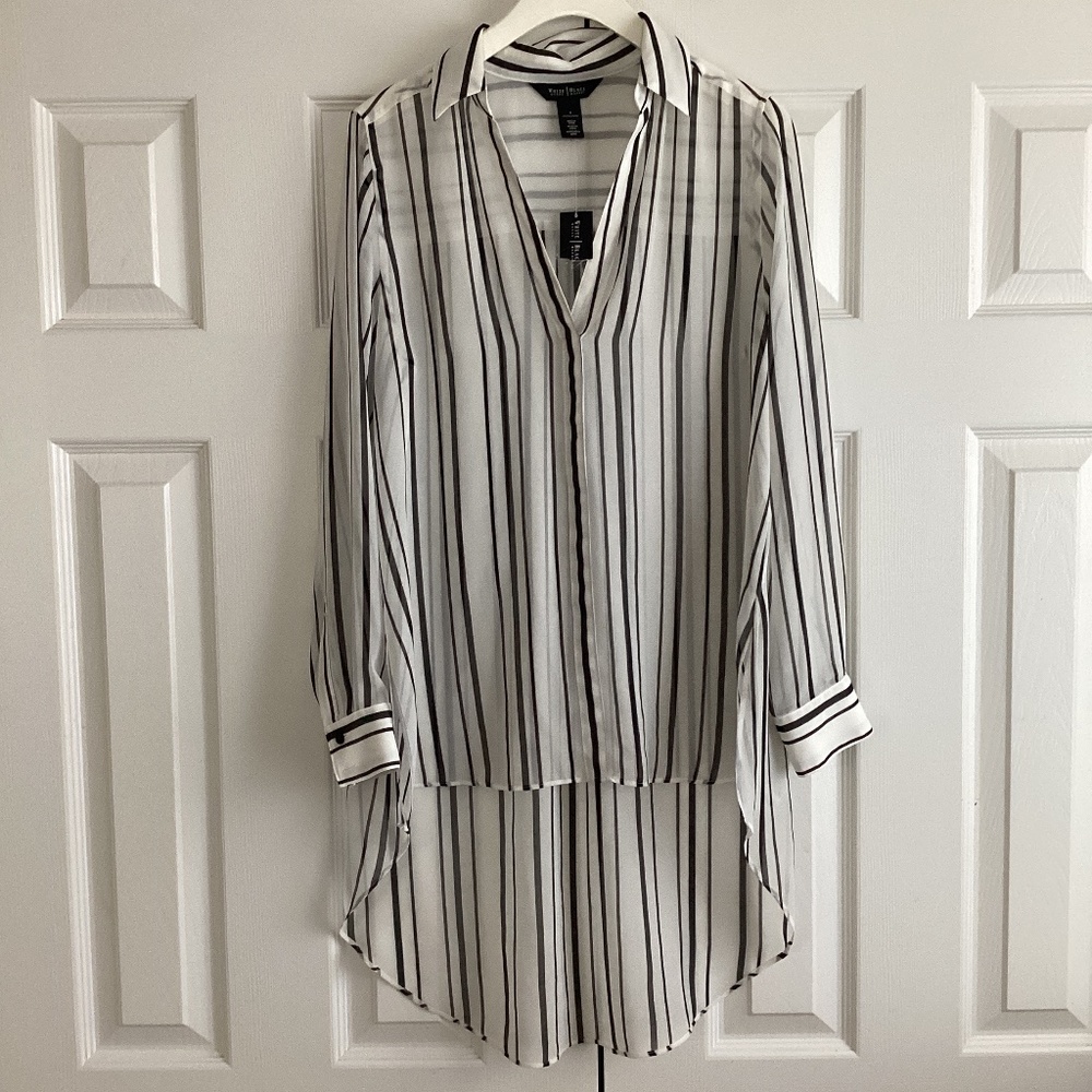 White House Black Market Long Sleeve Blouse